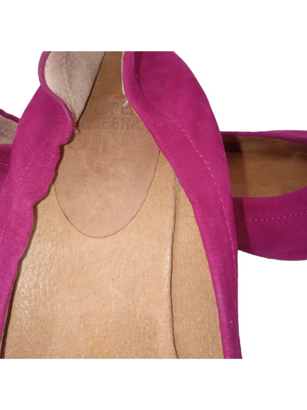 Anthropologie Jasper Jeera Womens Pink Pumps Shoes Size 6 Gilen Suede Chunky Br - Picture 7 of 13